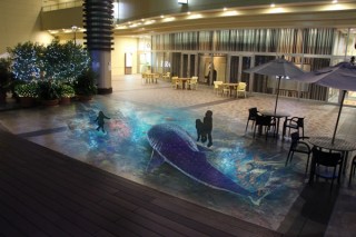 プロジェクションマッピングなどで楽しく演出された「アドベンチャーモール」が兵庫県にオープン