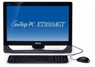 ASUS、デザイン性の高い20型ワイド液晶一体型PC「EeeTop PC ET2010AGT」