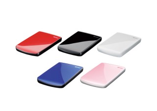 バッファロー、光沢感のあるスタイリッシュなUSBポータブルHDD「HD-PETU2」