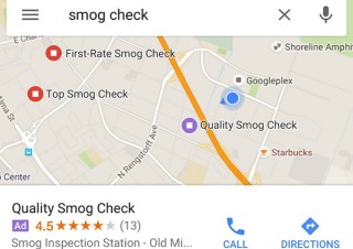 Googleが広告の表示を変更、マップでは紫の広告表示や広告ピンが出現