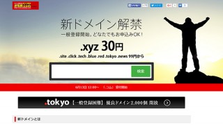 日本語ドメイン「.コム」の一般登録がついに開始！人気ワードは早い者勝ち