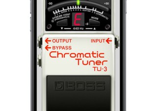 ローランド、BOSS「TU-3」のデザインをリアルに再現したスマホアプリを提供開始