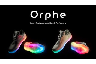100個のコントロール可能なLEDが内蔵されたスマートフットウェア「Orphe」予約受付開始
