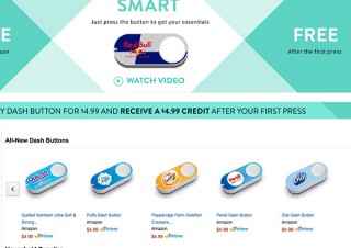 Amazon、1ブランド1ボタンの「ダッシュ・ボタン」に約60個を追加