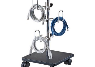 サンワ、ケーブルや電源コードを掛けて整頓できる3種のフック付きスタンドを発売