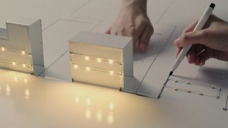 電子回路ペンでテクノロジーとアートが融合した世界観を表現しているWebムービーを関電工が公開