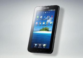 サムスン、スマートなデザインでAndroid 2.2搭載の7型タブレット「GALAXY Tab」発表