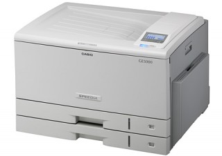 カシオ計算機、コンパクトなA3カラーページプリンタ「SPEEDIA GE5000」