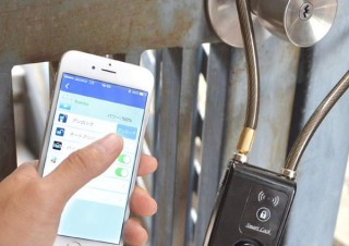 サンコー、スマホで解錠できる盗難防止ワイヤーアラームロックを発売
