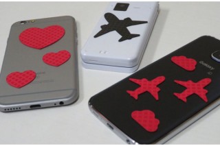 モバイル端末に貼ってはがせる滑り止め「Griiip!」シルエットタイプが発売