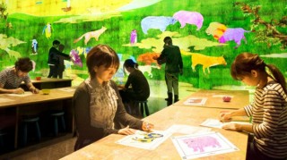 よこはま動物園ズーラシアでチームラボによる「お絵かきアニマルズ in ZOORASIA」が開催