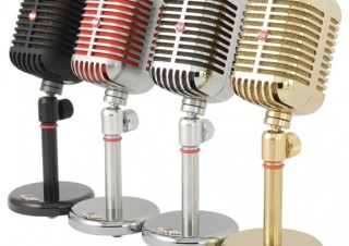 1950年代のジャズマイクをモチーフにデザインされたBluetoothスピーカー「R50」