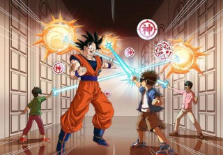 ドラゴンボールの期間限定ARアトラクション「悟空直伝！撃ちまくれ！エネルギー弾！！」