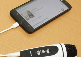 上海問屋、スマホに接続してカラオケを楽しめるUSBマイクを発売
