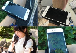 上海問屋、iPhoneを手首に装着できるリストバンド型ホルダーを発売