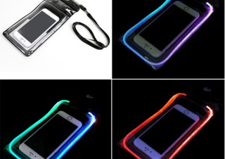 LEDが発光する防水ケース「Fes!」発売、野外音楽フェスに最適