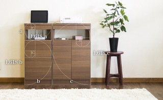 山五、一般家庭用家具の構造に黄金比を取り入れた「黄金比家具シリーズ」を発売