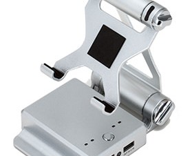 テックウインド、モバイルバッテリー付きのタブレットスタンドを発売