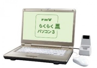 富士通、「らくらくホン7」と連携できるタッチパネルPC「FMVらくらくパソコン3」を発表