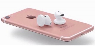 iPhone 7用の純正ハイエンドワイヤレスイヤホン「AirPods」 ただし同梱は無し