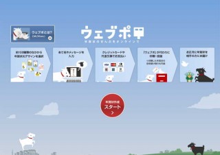 有名人に年賀状を送れる「ウェブポ有名人」