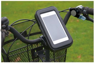 フォースメディア、スマホを充電しながら使用できるホルダー「自転車でGO!」を発売