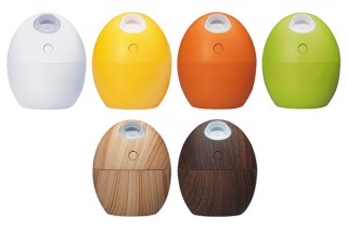 グリーンハウス、USB接続で使える可愛い卵形デザインの加湿器「GH-UMSEE/F」を発売