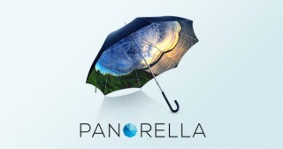 全天球カメラの360°写真を傘の内側にプリントできるサービス「PANORELLA」が提供開始