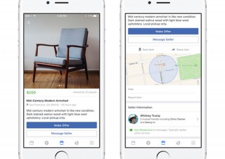 Facebookがフリマ機能「Marketplace」開始、FBアプリから直接行ける手軽な個人間売買