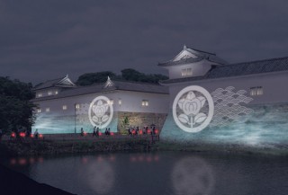 彦根城や多賀町の歴史遺産が光とアートでドラマティックに彩られる「城あかり神あかり」