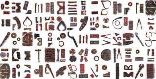 酒百宏一氏によるフロッタージュを用いた作品展示「オオタノカケラ －色鉛筆で写す町工場の記憶－」