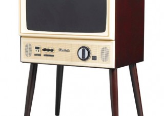 ドウシシャ、チャンネルをガチャガチャ回せるブラウン管テレビ風の20型液晶テレビを発売