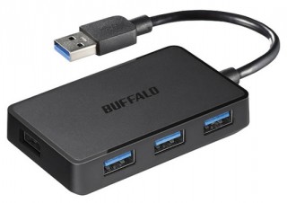 バッファロー、USB1.1を高速転送に変換できるUSB3.0対応4ポートハブを発売