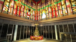 マッピング映像やトリックアートで「くるみ割り人形」の世界を体感できるクリスマスプロモーションが開始