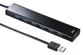 サンワサプライ、最大7台もの機器を接続できるセルフパワータイプのUSB 3.0対応ハブを発売