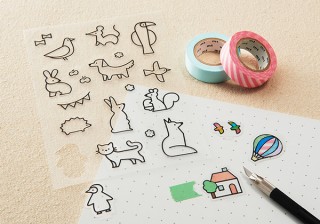 キングジム、マスキングテープを活用して塗り絵のような感覚でシールを作れる「マスリエ」を発売