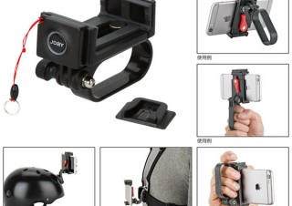 ゴリラポッドのJOBY、スマホ用カメラグリップとリモコンシャッターのセットを発売