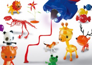 メガハウス、空中に絵を描いて立体物を作り出せる「3Dドリームアーツペン」新シリーズを発売