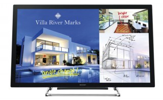 シャープ、少人数ミーティングに適した40V型タッチディスプレイ「BIG PAD」を発売