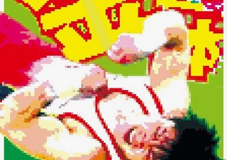 リオ五輪の感動を伝えるスポーツ新聞の紙面を約1万5000個のレゴブロックで再現した「レゴアート展」