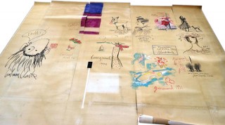 プランタン銀座のアートギャラリーを訪れた海外画家たちによる「秘密の落書き」が初公開