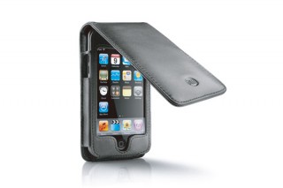 シックなiPod touch2G用フリップレザーケース