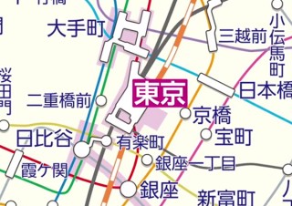 駅すぱあと、全国の路線図をシームレスに閲覧可能に。路線図タップで経路検索も可能