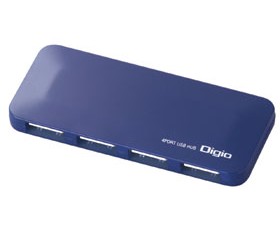 薄さ8mmを実現した4ポートUSBハブ
