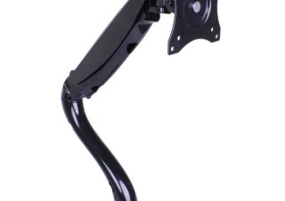 上海問屋、ガス圧式でスムーズな動きを実現したモニターアームを発売