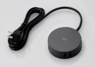 エレコム、側面に差し込み口を備えたデザインタップ「roo't」2製品を発売