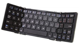オウルテック、3つ折り式でコンパクトに畳めるBluetoothキーボードを発売