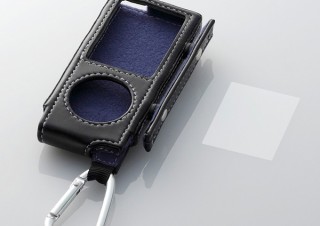 iPod用コード巻き取り機能付きソフトレザーケース