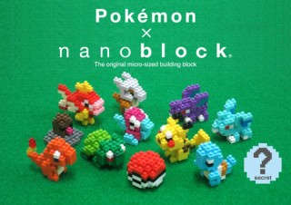 nanoblockのポケモンが半分の大きさに！「ミニサイズポケットモンスターシリーズ」が発売