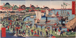神戸開港150年を記念した特別展示「ファッション都市神戸－輝かしき国際港と地場産業の変遷」